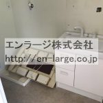 室内洗濯機置場・洗面台