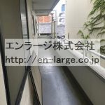 バルコニー　現入居者様入居前写真です。