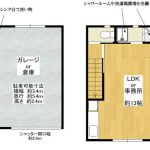 ♡招提大谷2丁目事務所付倉庫・1.2F約16.55坪・2022年8月末完成予定！ J166-024E5-009