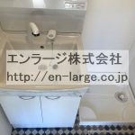 洗面台　新築当時の写真です。