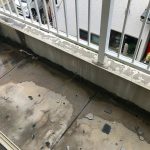 ベランダ　2F　現入居者様入居前の写真です。