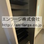 下駄箱　新築当時の写真です。