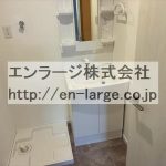 洗面台・室内洗濯機置場　205号室の写真です。