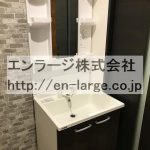 洗面台　新築当時の写真です。